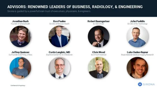 Team slide 5 from Sirona Medical