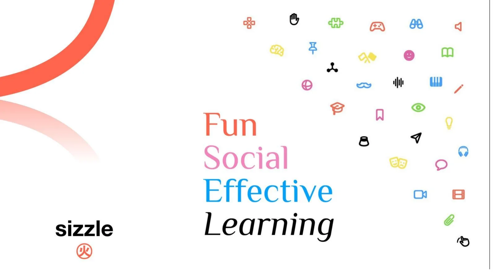 Sizzle AI pitch deck slide