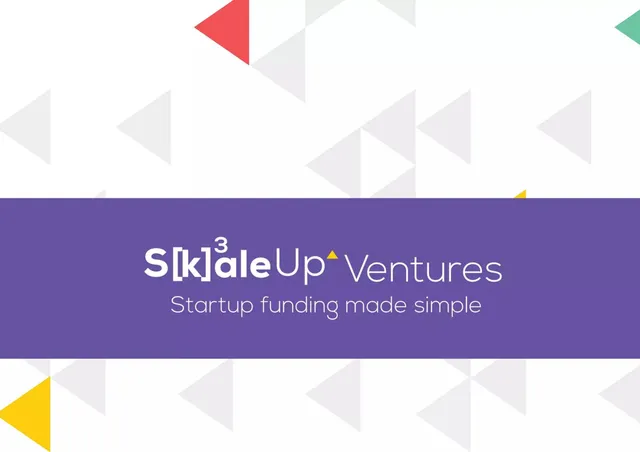 Skaleup Ventures (INCONSCIOUS / Vested Summit) pitch deck cover