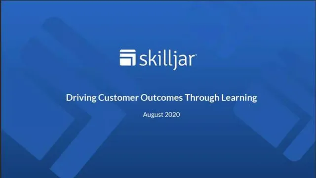 Skilljar pitch deck cover