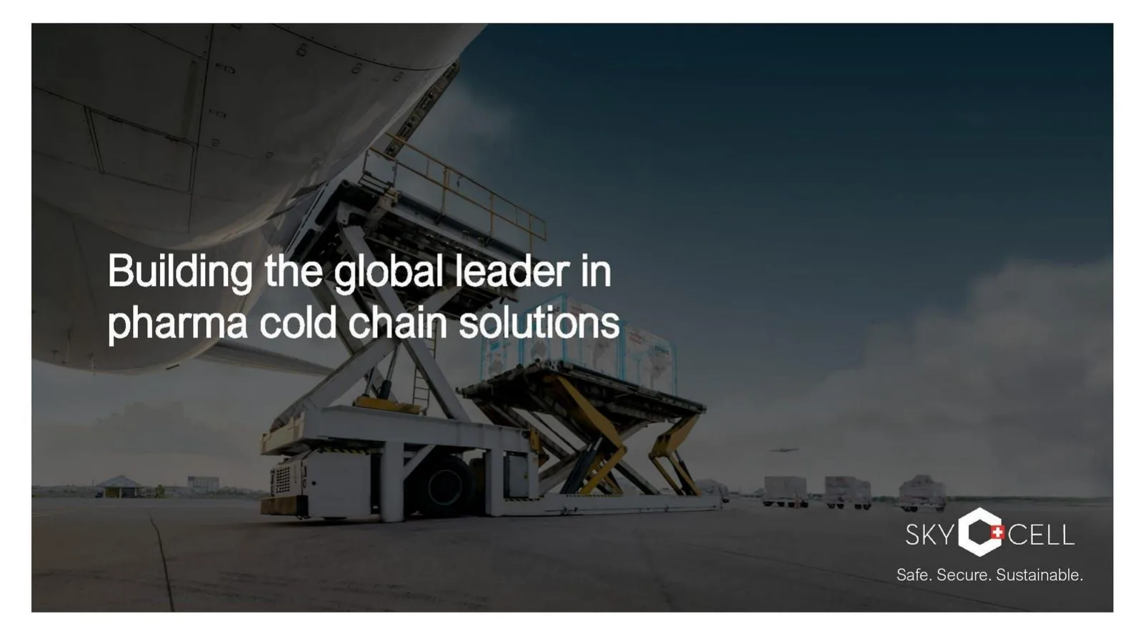 SkyCell pitch deck slide