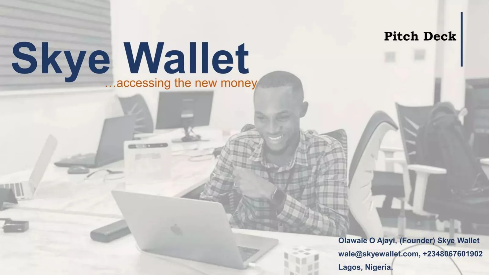 Skye Wallet pitch deck slide
