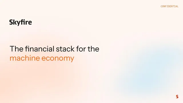 Skyfire Systems pitch deck cover
