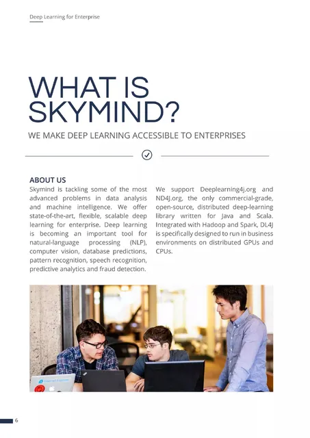 Company overview slide 6 from Skymind
