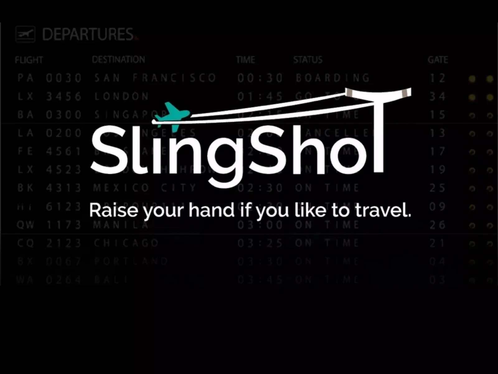 SlingShot 10.10 pitch deck slide