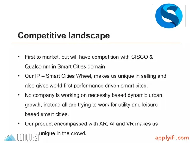 Competitors slide 6 from Smart Cities Wheel