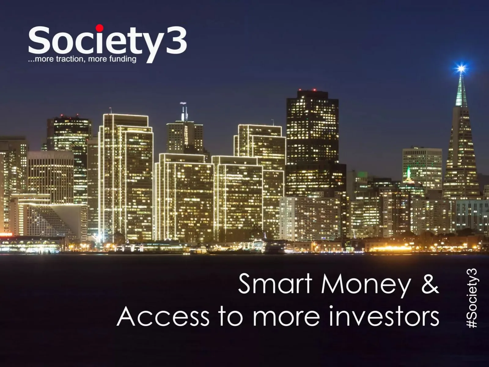 Society3 pitch deck slide
