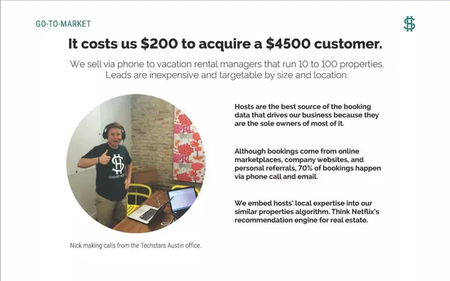 Go-to-market strategy slide 8 from SmartHost