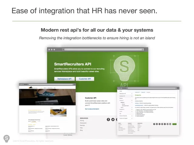 Product / solution slide 8 from SmartRecruiters