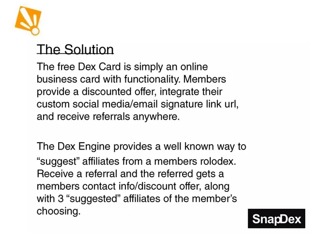 Product / solution slide 5 from SnapDex