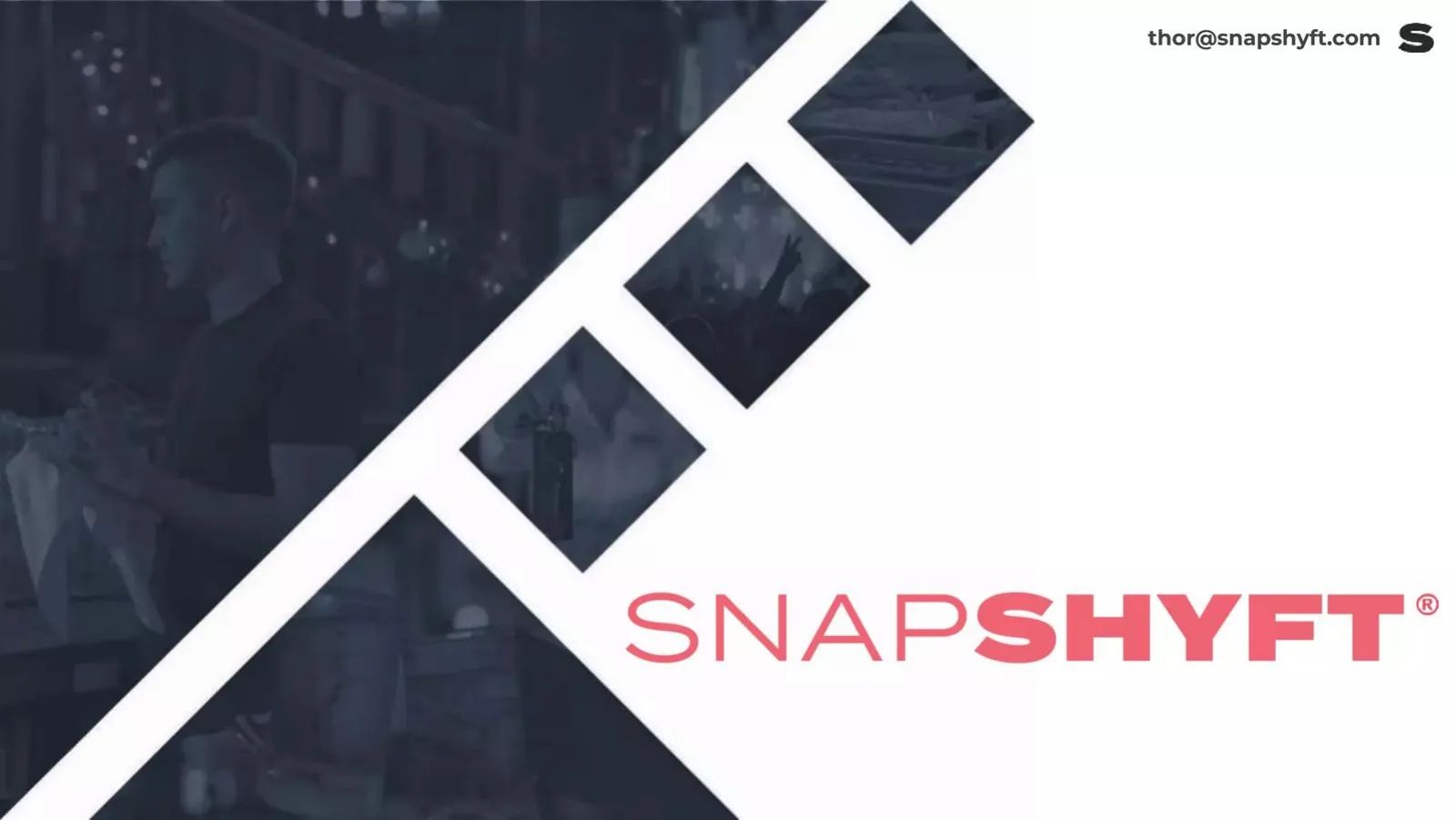 Snapshyft pitch deck slide