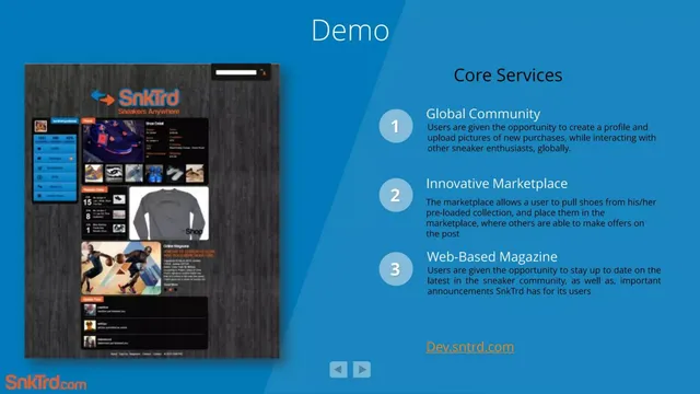 Product / solution slide 4 from SnkTrd