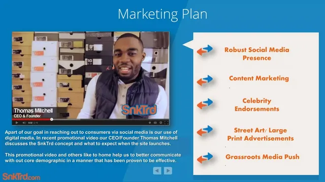 Go-to-market strategy slide 6 from SnkTrd
