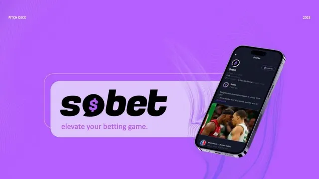 SoBet pitch deck cover