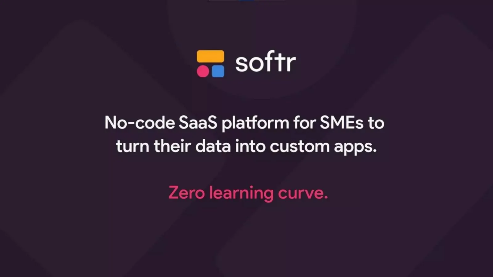 Softr pitch deck slide