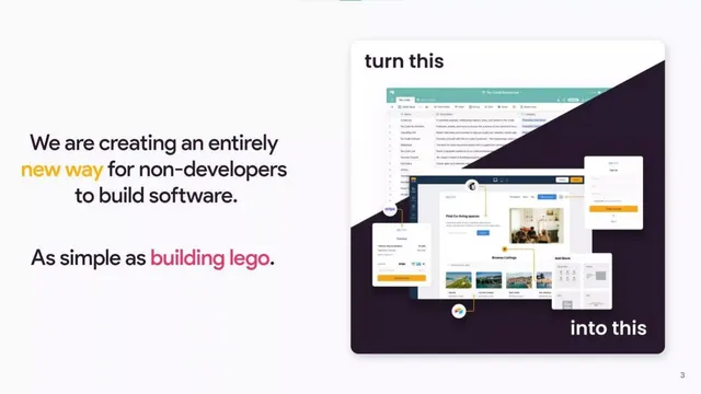 Product / solution slide 3 from Softr