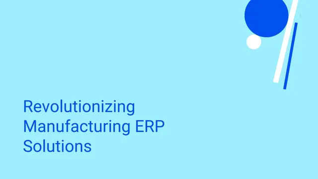 Product / solution slide 2 from ERP Solutions
