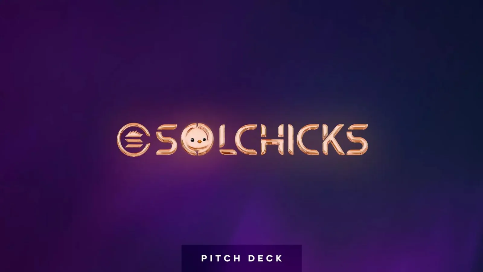 SolChicks pitch deck slide