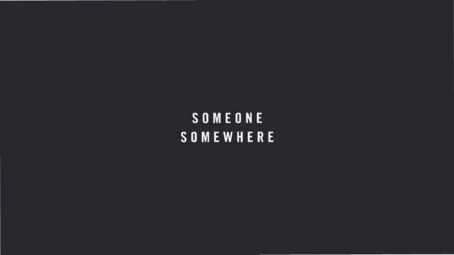 Someone Somewhere pitch deck cover