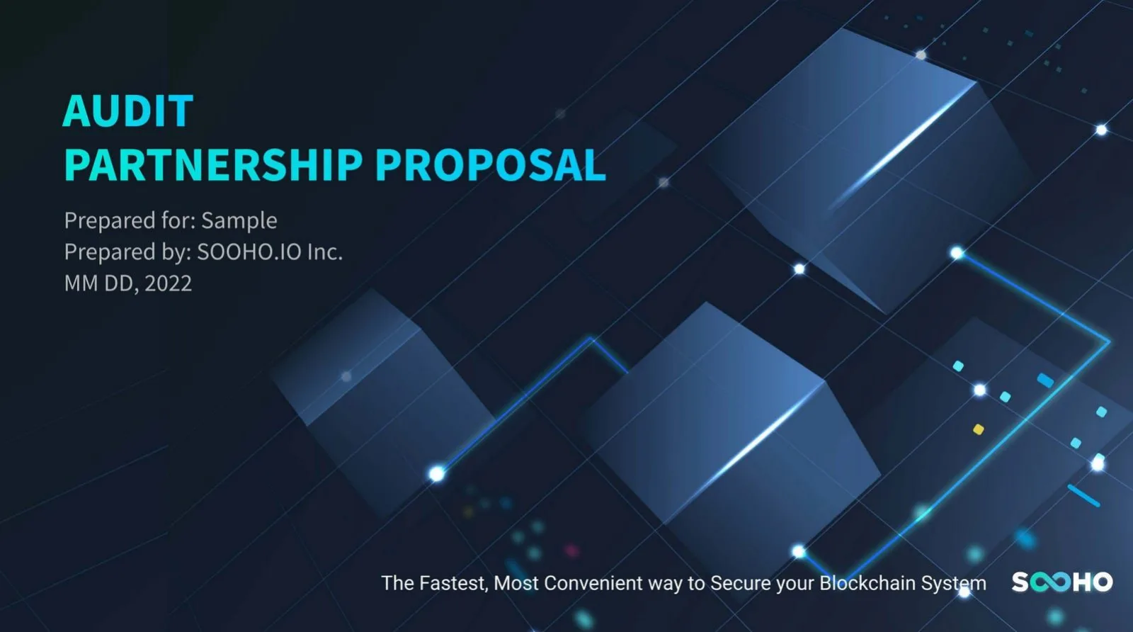 Sooho.io pitch deck slide