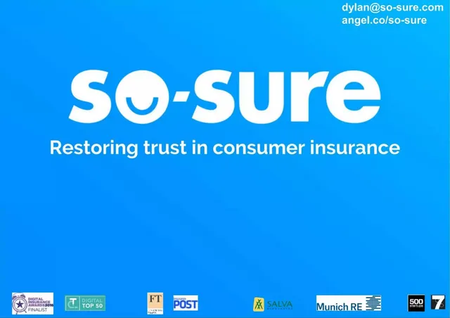 SoSure pitch deck cover