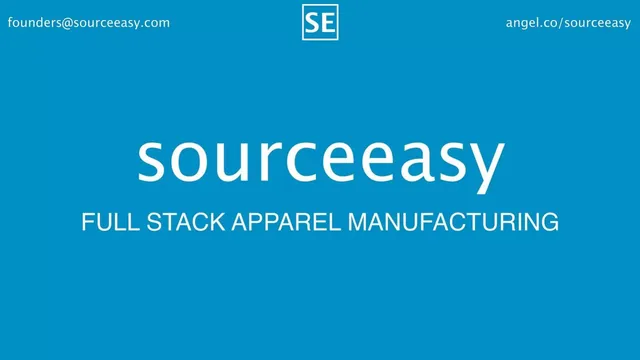 Sourceeasy pitch deck cover