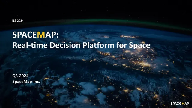 SpaceMap Inc. pitch deck cover