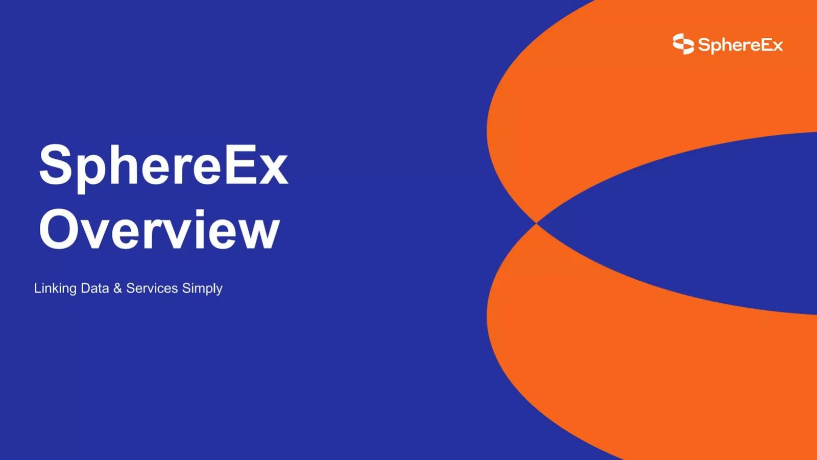SphereEx pitch deck slide
