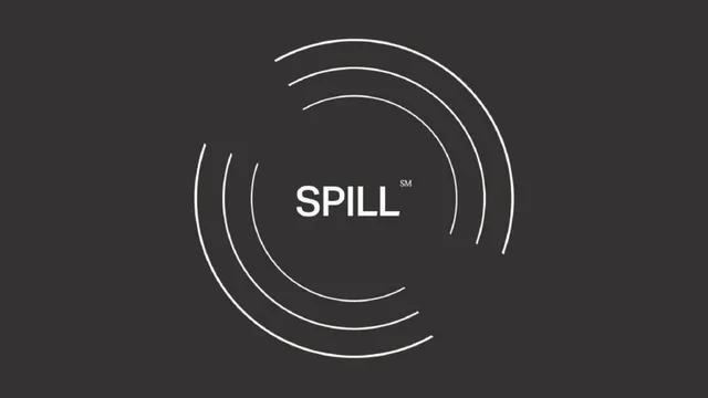 Spill pitch deck cover