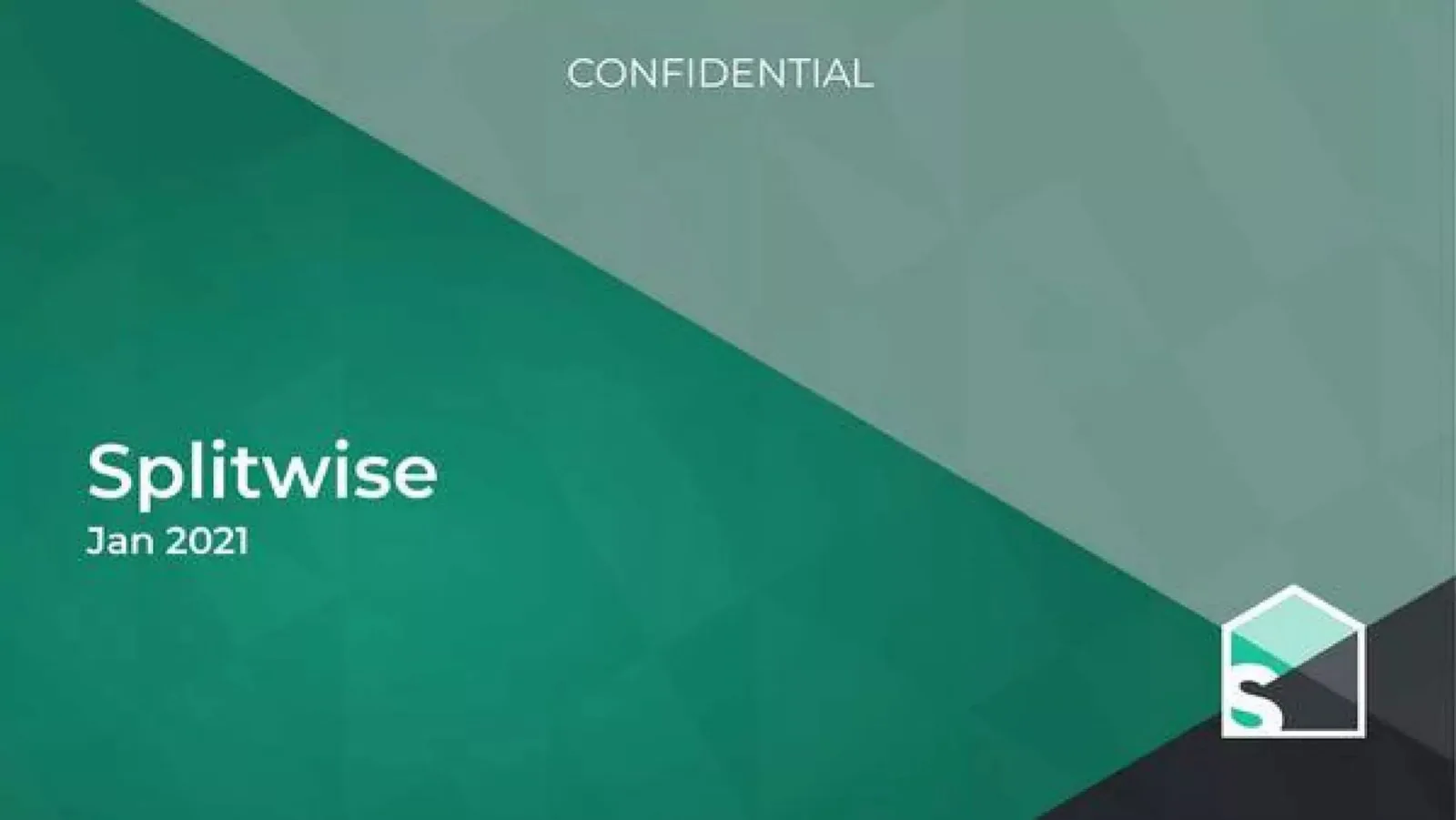 Splitwise pitch deck slide