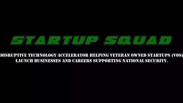 Startup Squad pitch deck cover