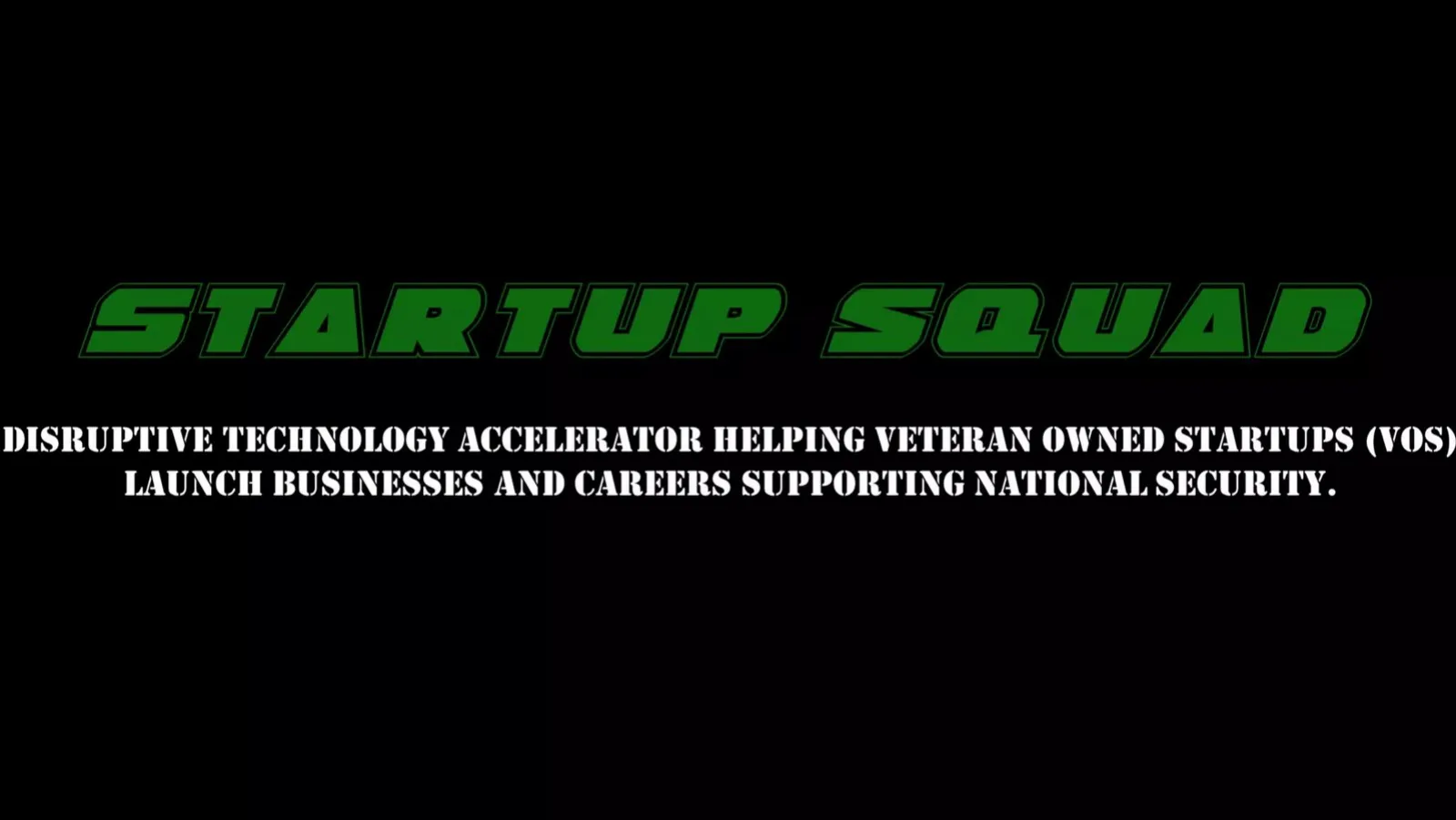 Startup Squad pitch deck slide