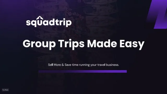 SquadTrip pitch deck cover