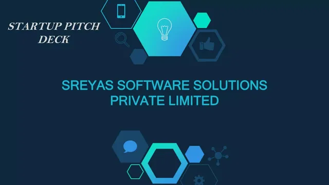 SREYAS SOFTWARE SOLUTIONS PRIVATE LIMITED pitch deck cover