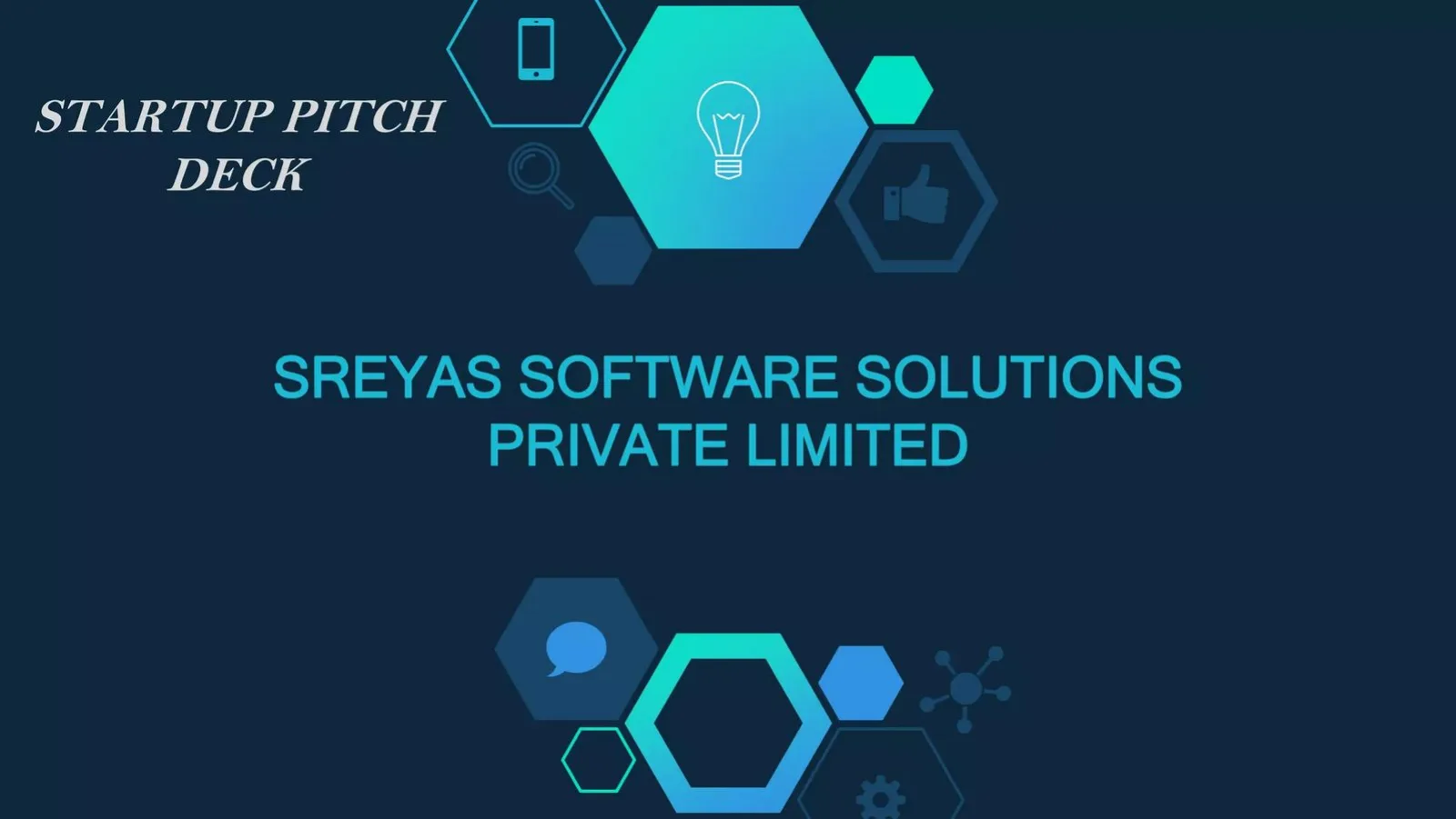 SREYAS SOFTWARE SOLUTIONS PRIVATE LIMITED pitch deck slide