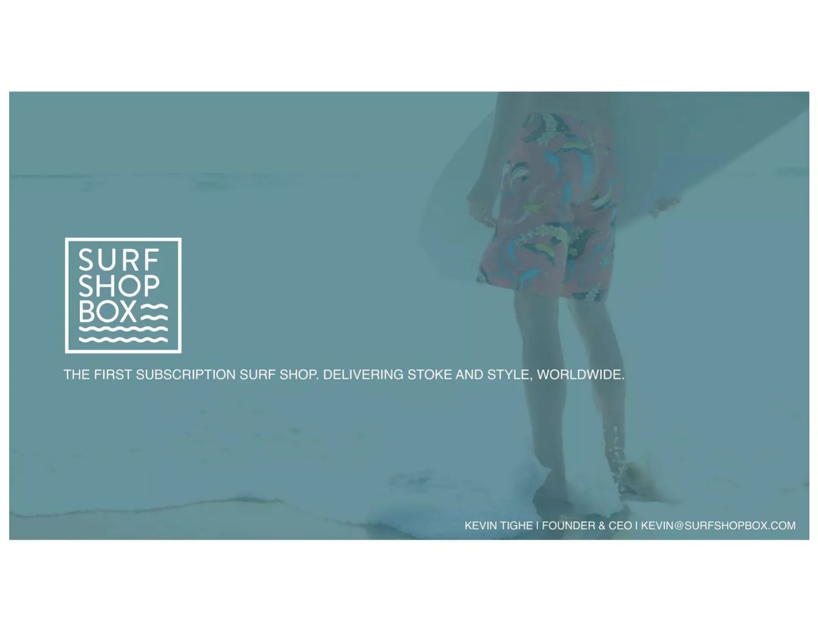 Surf Shop Box pitch deck slide