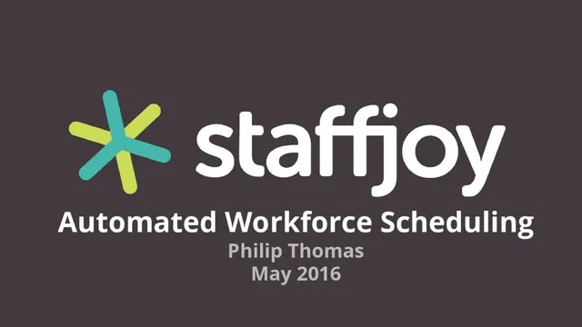 Staffjoy pitch deck cover