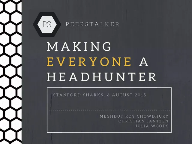 Peerstalker pitch deck cover