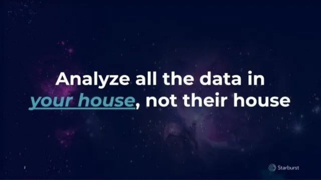 Problem slide 2 from Starburst