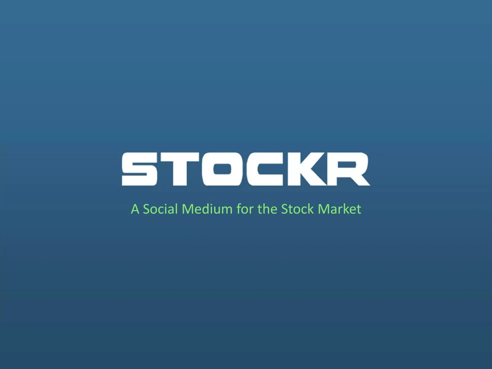 Stockr pitch deck slide