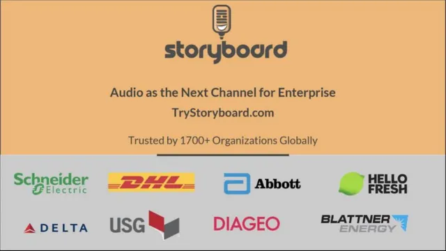 Storyboard pitch deck cover
