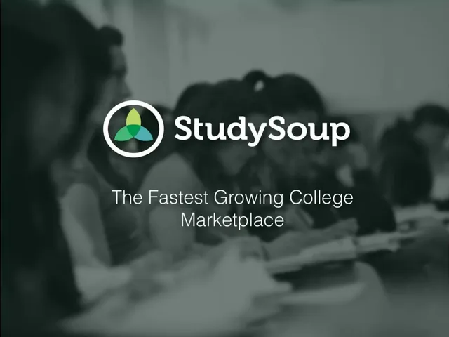 StudySoup pitch deck cover