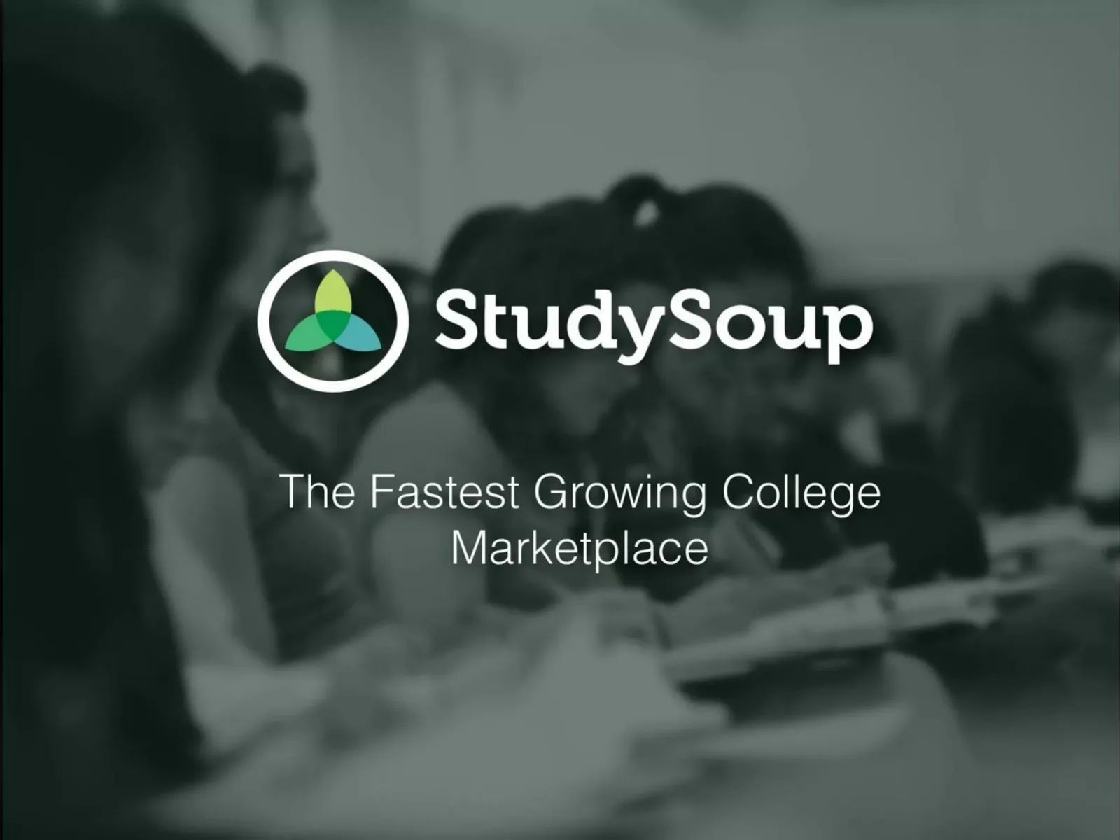 StudySoup pitch deck slide