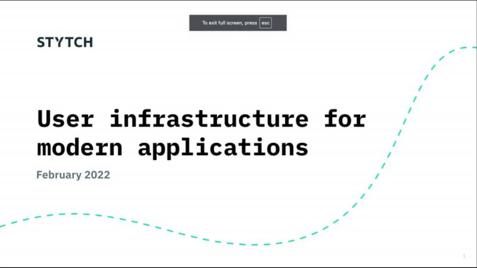 Stytch pitch deck slide