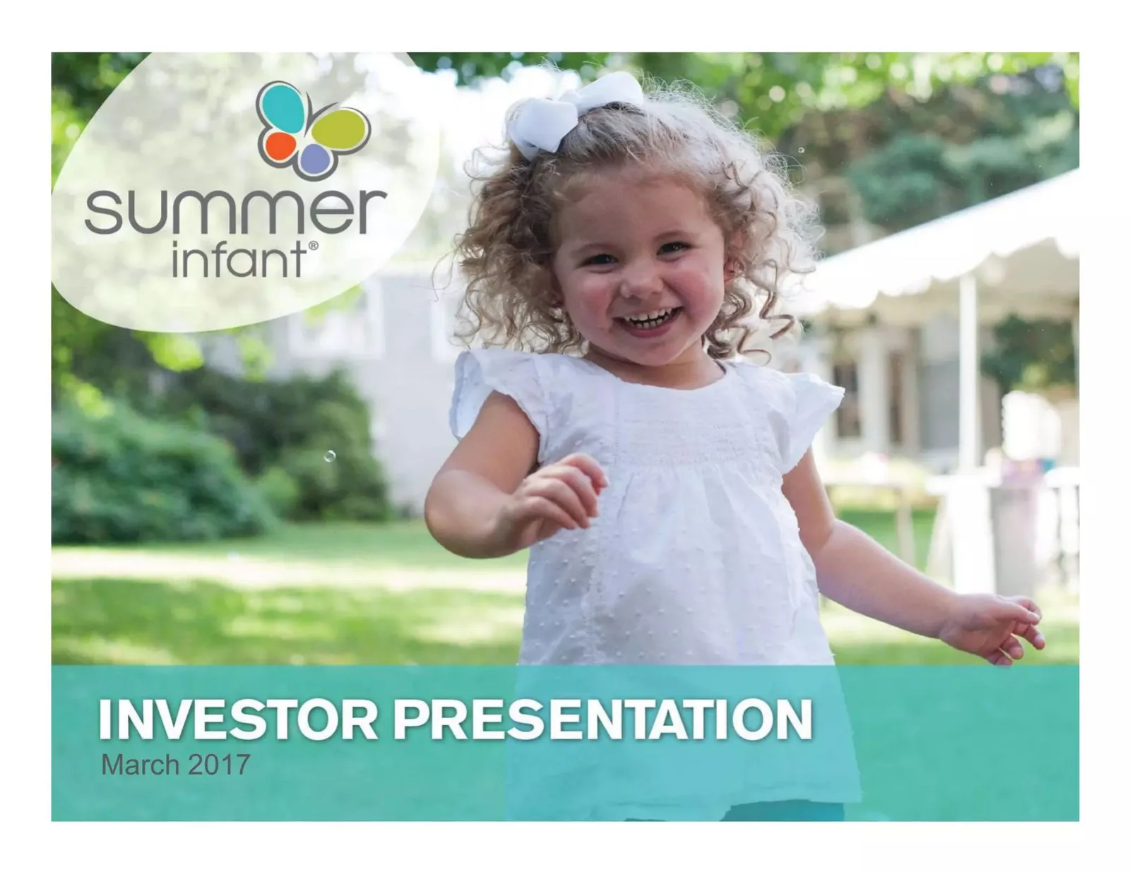 Summer Infant (SUMR) pitch deck slide