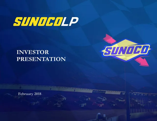 Sunoco LP (SUN) pitch deck cover
