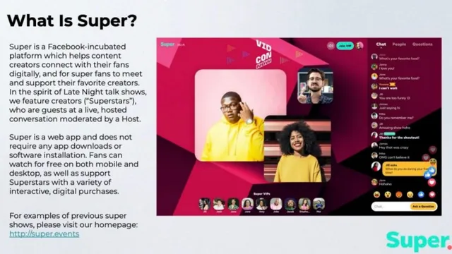 Product / solution slide 3 from Super by Meta