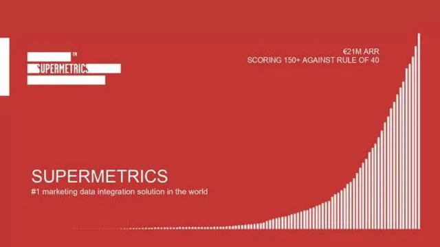 Supermetrics pitch deck cover