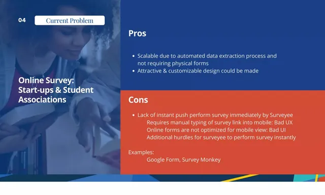 Problem slide 5 from Survein