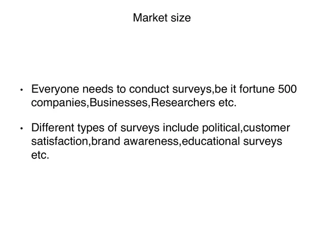 Market analysis / overview slide 6 from Surwaze (surwaze.com)